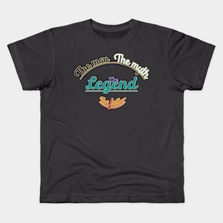 The man, the myth, the legend, the father. Kids T-Shirt